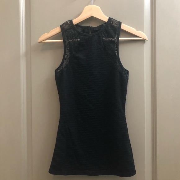 Sugarlips Tops - Sugarlips Lace Yoke Top